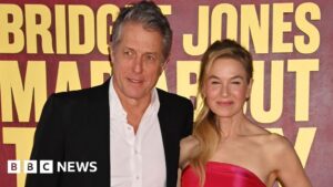 Read more about the article Renee Zellweger and Hugh Grant reunite at Bridget Jones premiere